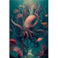 CANVAS PRINT SURREALISTIC CUTTLEFISH - PICTURES UNDERWATER WORLD - PICTURES