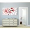 WANDBILD MAGNOLIE MIT ABSTRAKTEN ELEMENTEN - BILDER - 🔥 TOTALAUSVERKAUF