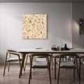 TABLEAU SUR TOILE – OISEAUX PASTEL ET PIVOINES - TABLEAUX DE FLEURS - TABLEAUX