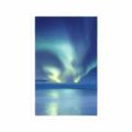 POSTER NORTHERN LIGHTS OVER THE OCEAN - NATURE - POSTERS