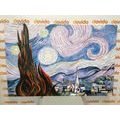 CANVAS PRINT REPRODUCTION OF STARRY NIGHT - VINCENT VAN GOGH - ABSTRACT PICTURES - PICTURES