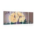 5-PIECE CANVAS PRINT SPOOKS OF THE NIGHT - STILL LIFE PICTURES{% if product.category.pathNames[0] != product.category.name %} - PICTURES{% endif %}