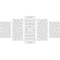 5-PIECE CANVAS PRINT WITH A KALEIDOSCOPE PATTERN - ABSTRACT PICTURES{% if product.category.pathNames[0] != product.category.name %} - PICTURES{% endif %}