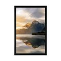 AFFICHE LEVER DE SOLEIL FASCINANT DANS LES MONTAGNES - NATURE - AFFICHES