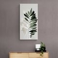 CANVAS PRINT FERN WITH A TOUCH OF MINIMALISM - PICTURES OF TREES AND LEAVES - PICTURES