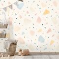 TAPÉTA PASZTELL TERRAZZO FORMÁK - TAPÉTÁK GYEREKEKNEK - TAPÉTÁK