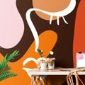 SELF ADHESIVE WALLPAPER FEATURES OF A WOMAN IN A FASHIONABLE DESIGN - SELF-ADHESIVE WALLPAPERS{% if product.category.pathNames[0] != product.category.name %} - WALLPAPERS{% endif %}