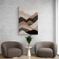 CANVAS PRINT ABSTRACT MOUNTAIN SHAPES - PICTURES OF ABSTRACT SHAPES - PICTURES