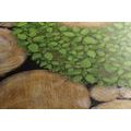 CANVAS PRINT YIN AND YANG IN ECO DESIGN - PICTURES FENG SHUI - PICTURES