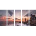 5-PIECE CANVAS PRINT BEAUTIFUL LANDSCAPE BY THE SEA - PICTURES OF NATURE AND LANDSCAPE - PICTURES