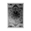 POSTER SCHWARZ-WEISSES MANDALA - FENG SHUI - POSTER