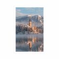 POSTER CHURCH BY LAKE BLED IN SLOVENIA - NATURE - POSTERS