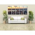 5-PIECE CANVAS PRINT NEW YORK CITY - PICTURES OF CITIES - PICTURES