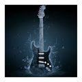 SLIKA GITARA OD VODENIH TONOVA - GLAZBENE SLIKE - SLIKE