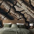 TAPETE NATÜRLICHE HOLZTEXTUR - TAPETEN IN HOLZOPTIK - TAPETEN