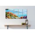 5-PIECE CANVAS PRINT SEA VIEW - PICTURES OF NATURE AND LANDSCAPE - PICTURES