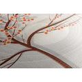 CANVAS PRINT MODERN TREE ON AN ABSTRACT BACKGROUND - ABSTRACT PICTURES - PICTURES