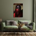 WANDBILD DUNKLE MASKE IM WALDSCHATTEN - HALLOWEEN- UND HORROR-BILDER - BILDER
