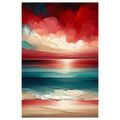 OBRAZ MOŘE V BARVÁCH SOUMRAKU - OBRAZY MOŘE A PLÁŽ - OBRAZY