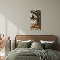 WANDBILD LEBENSBAUM IN GEHEIMNISVOLLER NACHT - HALLOWEEN- UND HORROR-BILDER - BILDER