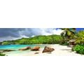 CANVAS PRINT TROPICAL SEYCHELLES - PICTURES OF NATURE AND LANDSCAPE - PICTURES