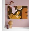 CANVAS PRINT FEATURES OF A WOMAN IN A FASHIONABLE DESIGN - PICTURES OF PEOPLE - PICTURES