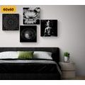 CANVAS PRINT SET PEACEFUL BUDDHA - SET OF PICTURES - PICTURES