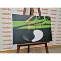 CANVAS PRINT STONES IN THE SHAPE OF YIN AND YANG - PICTURES FENG SHUI - PICTURES