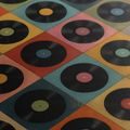 WANDBILD RETRO-VINYLPLATTEN - MUSIKBILDER - BILDER