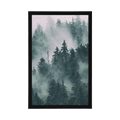 AFFICHE MONTAGNES DANS LE BROUILLARD - NATURE - AFFICHES