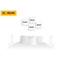 SET OBRAZOV FENG SHUI V BIELO-MODROM PREVEDENÍ - ZOSTAVY OBRAZOV - OBRAZY