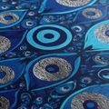 TABLEAU SUR TOILE – MOSAÏQUE ABSTRAITE DE YEUX BLEUS - TABLEAUX PAR THÈME - TABLEAUX