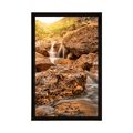 POSTER HIGH MOUNTAIN WATERFALLS - NATURE - POSTERS
