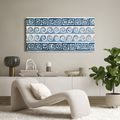 TABLEAU SUR TOILE – SPIRALES MARINES EN BLEU - TABLEAUX PAR THÈME - TABLEAUX