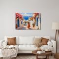 WANDBILD SOMMERLICHE GASSE ZUM MEER - BILDER MEER UND STRAND - BILDER