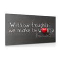 CANVAS PRINT BUDDHA QUOTE - PICTURES WITH INSCRIPTIONS AND QUOTES - PICTURES