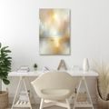 OBRAZ JEMNÁ ZLATÁ ABSTRAKCE KRAJINY - ABSTRAKTNÍ OBRAZY - OBRAZY