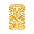 POSTER BUDDHA WITH THE TREE OF LIFE - FENG SHUI - POSTERS