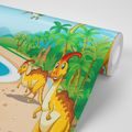 SELF ADHESIVE WALLPAPER IN THE LAND OF DINOSAURS - SELF-ADHESIVE WALLPAPERS - WALLPAPERS