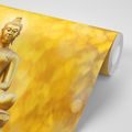 TAPETE GOLDENE BUDDHA-STATUE - TAPETEN MIT FENG SHUI-MOTIVEN - TAPETEN