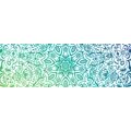 CANVAS PRINT BLUE-GREEN MANDALA - PICTURES FENG SHUI - PICTURES