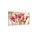 OBRAZ ČERVENÉ KVĚTY KALY - ABSTRAKTNÍ OBRAZY - OBRAZY