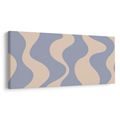 TABLEAU SUR TOILE – ONDULATIONS PASTEL AU STYLE MODERNE - IMAGES FORMES ABSTRAITES - TABLEAUX