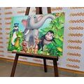 CANVAS PRINT CUTE ANIMALS - CHILDRENS PICTURES - PICTURES