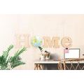 SELF ADHESIVE WALLPAPER WITH THE INSCRIPTION ECO HOME - SELF-ADHESIVE WALLPAPERS - WALLPAPERS