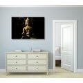 CANVAS PRINT BUDDHA STATUE - PICTURES FENG SHUI - PICTURES