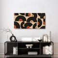 WANDBILD STILVOLLE VINYLKREISE - MUSIKBILDER - BILDER