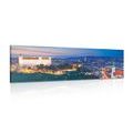 CANVAS PRINT EVENING IN BRATISLAVA - PICTURES OF CITIES - PICTURES