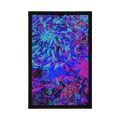 AFFICHE ABSTRACTION MODERNE DANS UN DESIGN ORIGINAL - ABSTRAIT ET À MOTIFS - AFFICHES