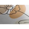 WANDBILD MINIMALISTISCHE BLUME NO4 - BILDER BLUMEN - BILDER